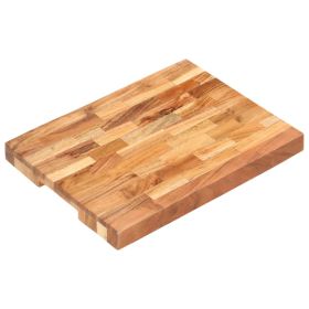 Chopping Board 15.7"x11.8"x1.6" Solid Wood Acacia