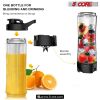 5 Core 600ml Personal Blender for Shakes and Smoothies; Powerful & Professional Smoothie Maker with Portable Bottle 300W Electric Motor BPA Free Food
