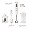 Beautiful Immersion Blender with 500ml Chopper and 700ml Measuring Cup White Icing by Drew Barrymore